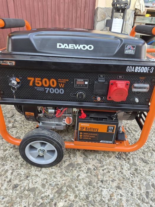 Agregat prądotwórczy Generator DAEWOO GDA 8500E-3 7.5kW 18KM 400V E-start