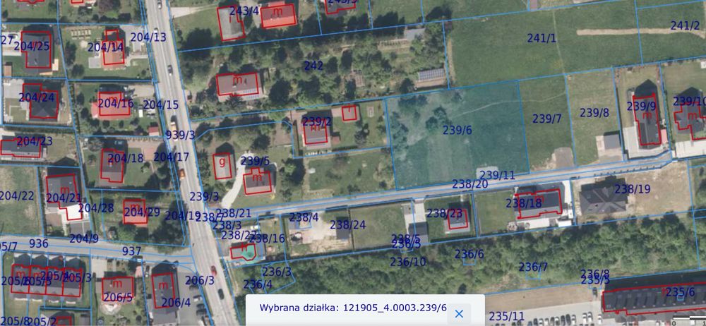 Sprzedam działkę budowlaną 26,63a, Wieliczka ul. Ochota