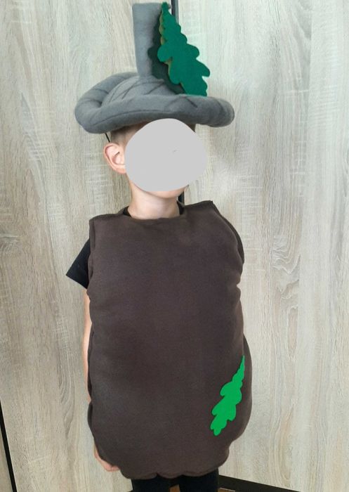 Balik jesienny Pani Jesień strój przebranie strój Żołądź liść dębu