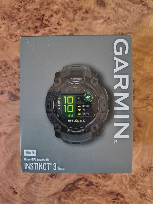 Smartwatch Garmin Instinct 3 50mm Amoled Czarny
