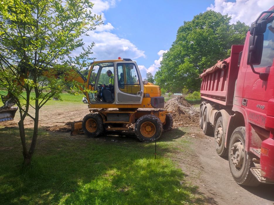 Prace ziemne koparka obrotowa 13t