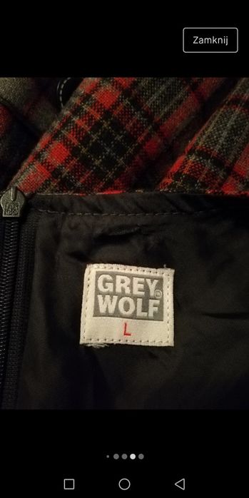 Sukienka elegancka w kratę Grey Wolf rozm 40