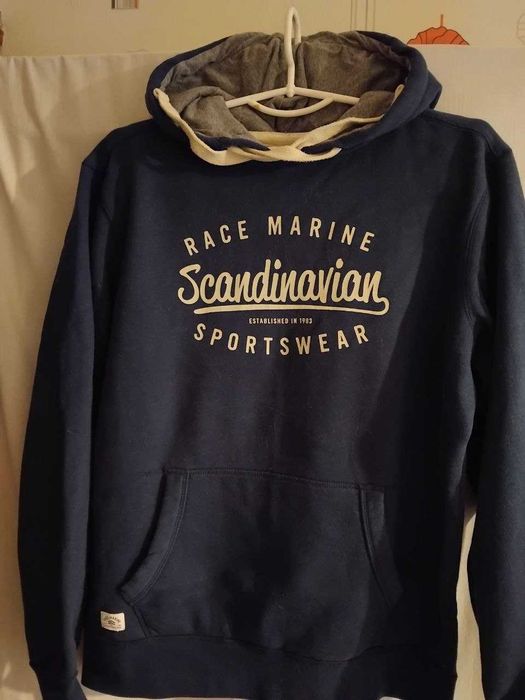 Худі Race Marine Нова Тепла на Флісі Розмір (M) Оригінал Темно-синя