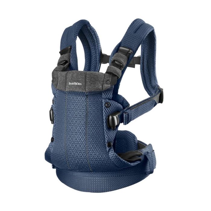 Marsúpio BabyBjörn Harmony – Azul (Como Novo)