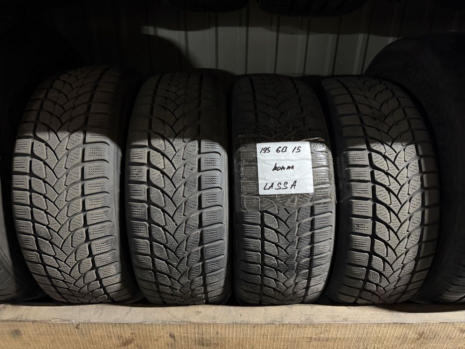 Шини зимові R15 195 60 Lassa Склад Осокорки RLX