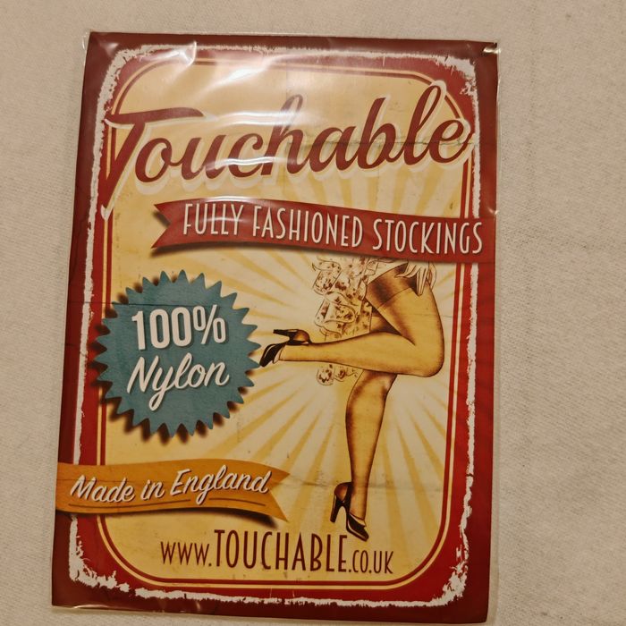 Angielskie pończochy nylonowe FF do pasa