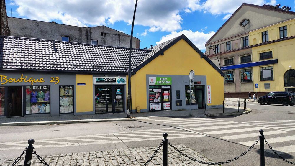 Lokal Jaworzno centrum Mickiewicza 43mkw, witryna, darmowy parking, bez VAT, bez odstepnego