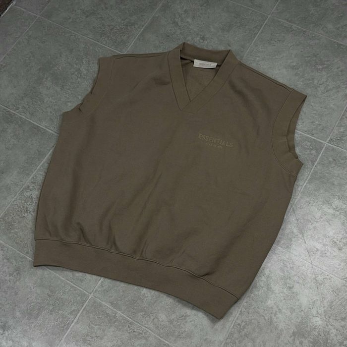Fear of God ESSENTIALS V-Neck Vest есеншл жилет жилетка кофта ка — zdjęcie 3