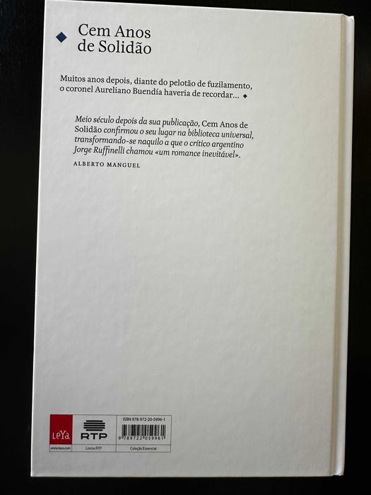 Cem Anos de Solidão, García Márquez, Coleção Essencial Livros RTP nº 7 (novo)