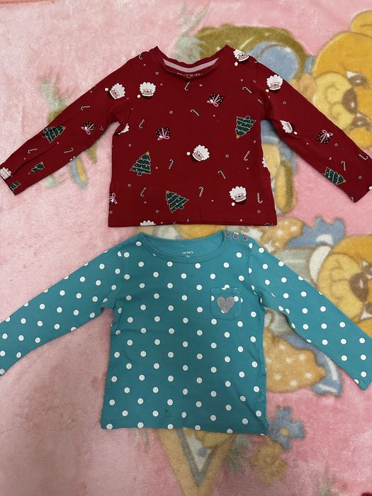 Новорічний лонгслів, світшот Primark, Carter’s, 92 см, 2 роки