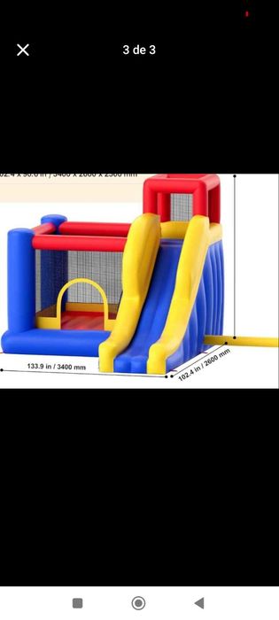 Insuflável para crianças