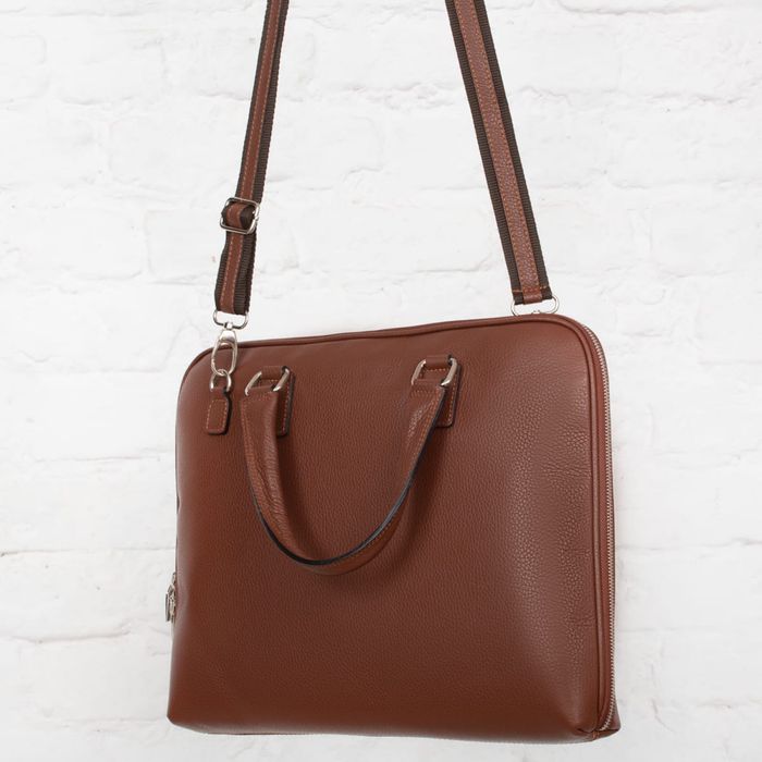 Torba na latopa skórzana, teczka na dokumenty