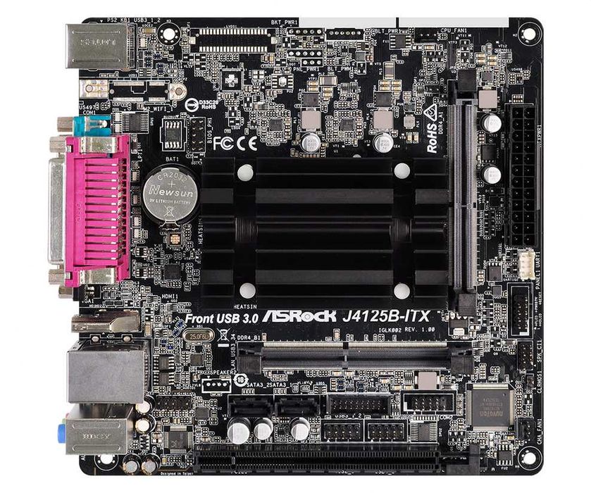 [Usado] Motherboard Mini-ITX ASRock J4125B-ITX + 16GB de RAM