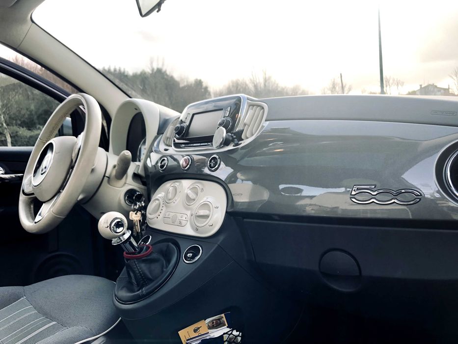 Fiat - INCRÍVEL - 500  1.2 Lounge | 2017 | Gasolina