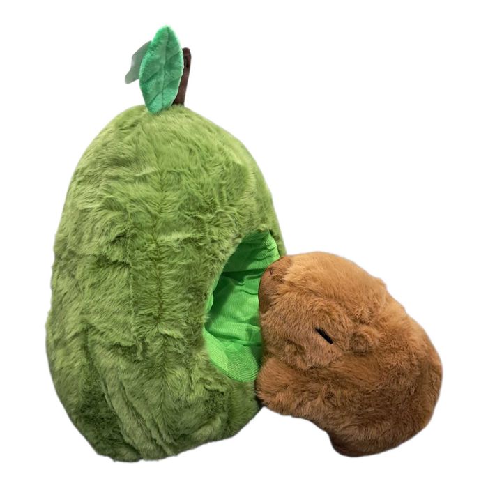 Maskotka Pluszowa Kapibara w Awokado 2w1- Uroczy Pluszak