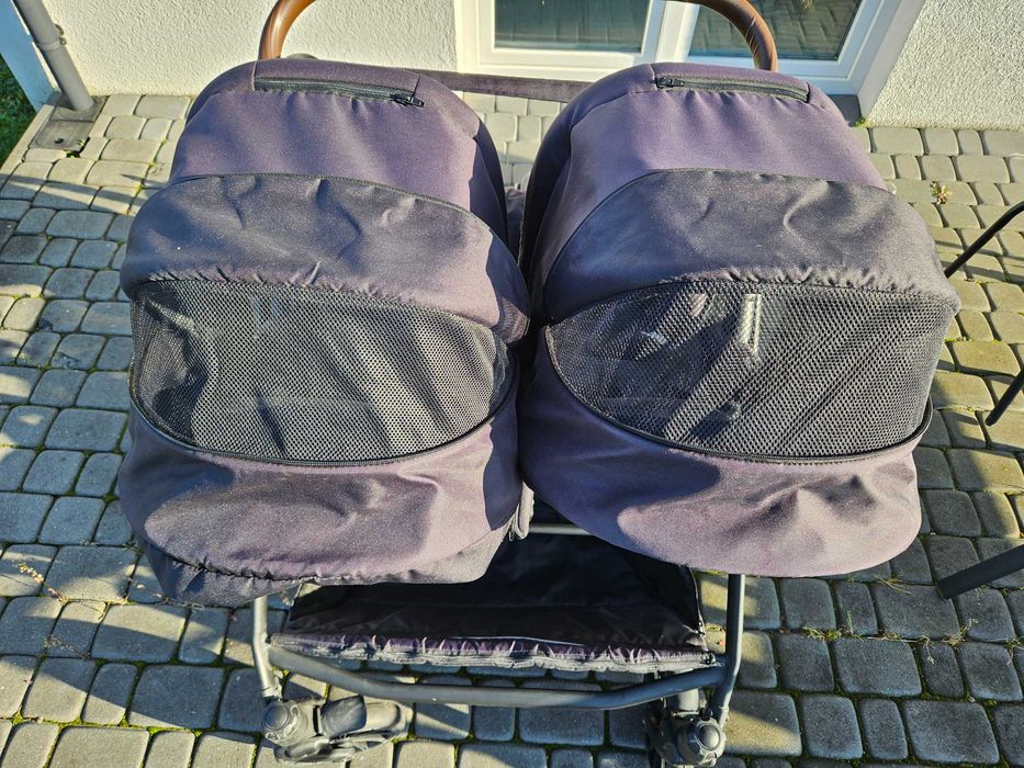 Wózek bliźniaczy 3w1