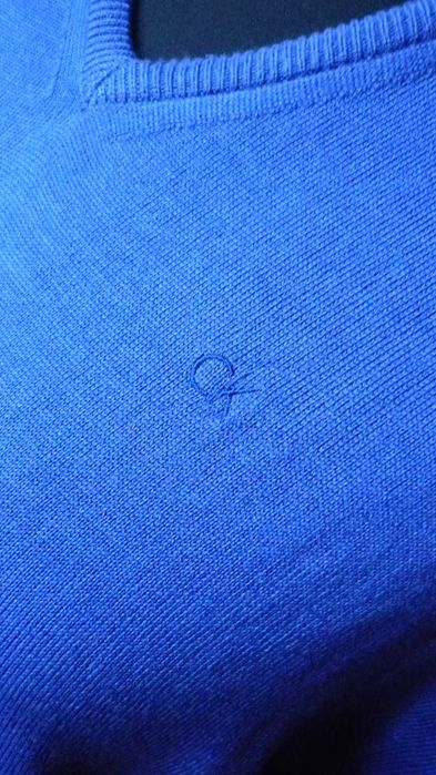 Calvin Klein- męski sweter 50 % wełny  r; XL/XXL
