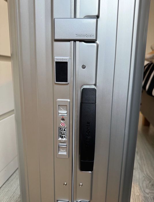 Mala Samsonite Lite-Box Alu 69cm – Alumínio | Como Nova