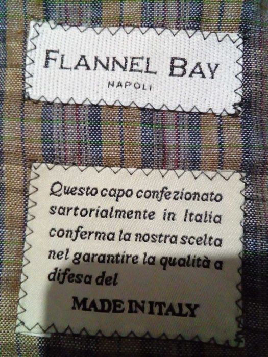 Бренд Flannel Bay Napoli Barba мужской пиджак блейзер