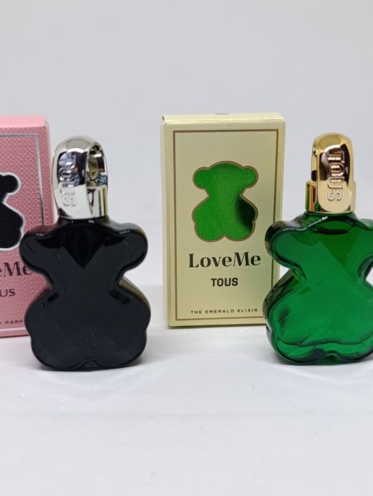 Zestaw perfum Tous LoveMe Onyx i Emerald Elixir miniatury