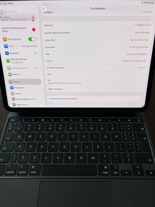 Apple iPad Pro 11 M4 256 Magic Keyboard