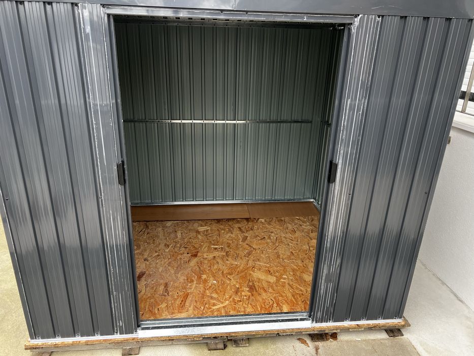 Abrigo de ferro Cinzenta Antracite 199x238x193