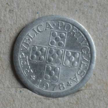 Portugal -  bordo irregular dim 15,80 mm 10 centavos 1978 - olx X10581
