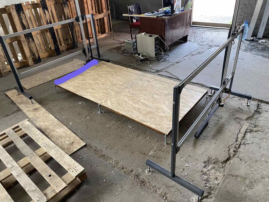 ЧПУ станок для фигурной резки пенопласта.