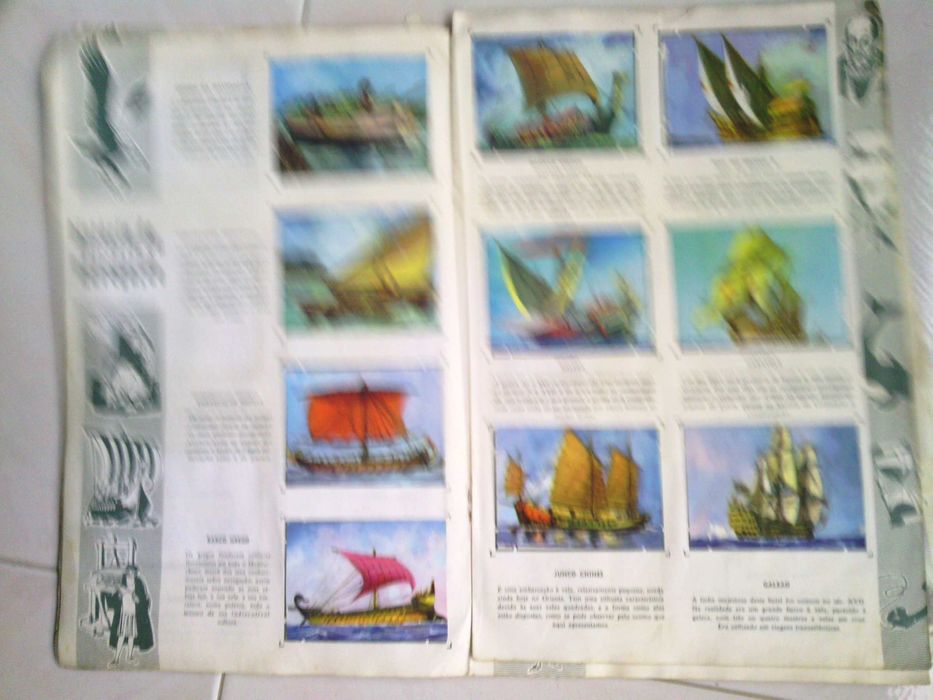 Cromos de: Enciclopédia da Cultura ou Historia da Humanidade de 1973