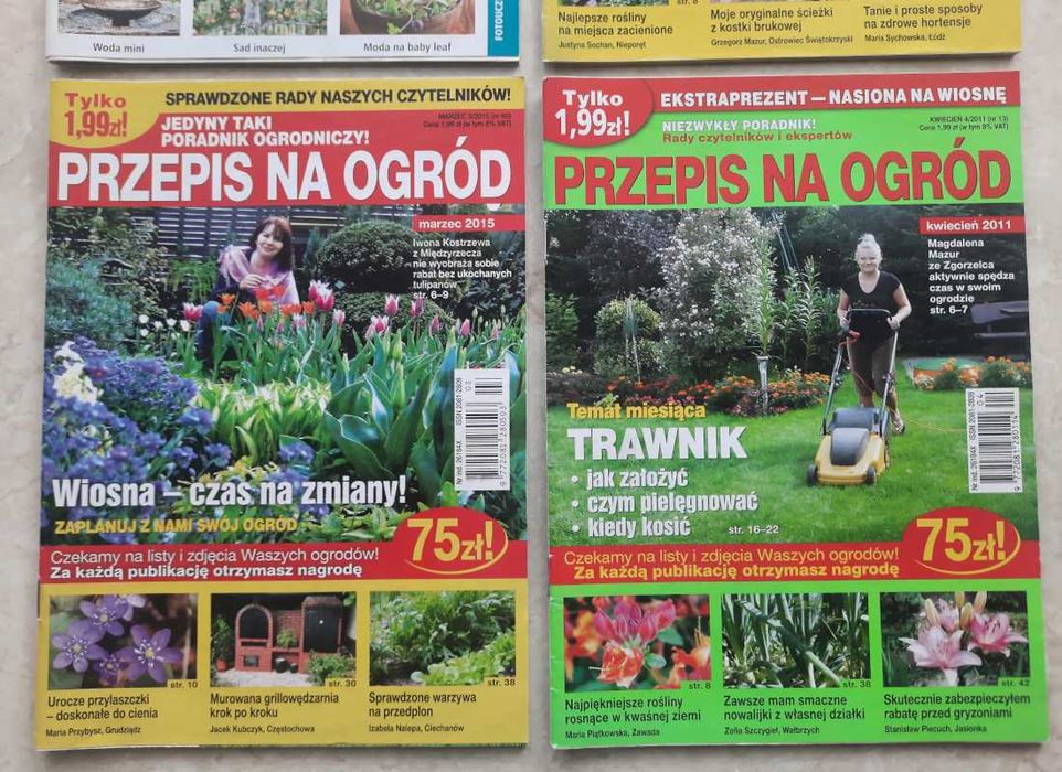 Przepis na ogród - poradniki - 4 sztuki