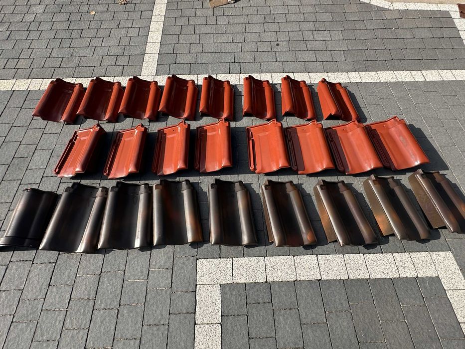 Dachówka Roben Fleming Rustykalna Miedziany Kasztan Jesienny Liść bocn