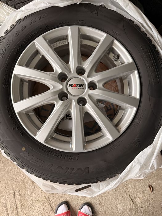 Диски з зимовою гумою та датчиками тиску Оpel Astra K R15 5/105