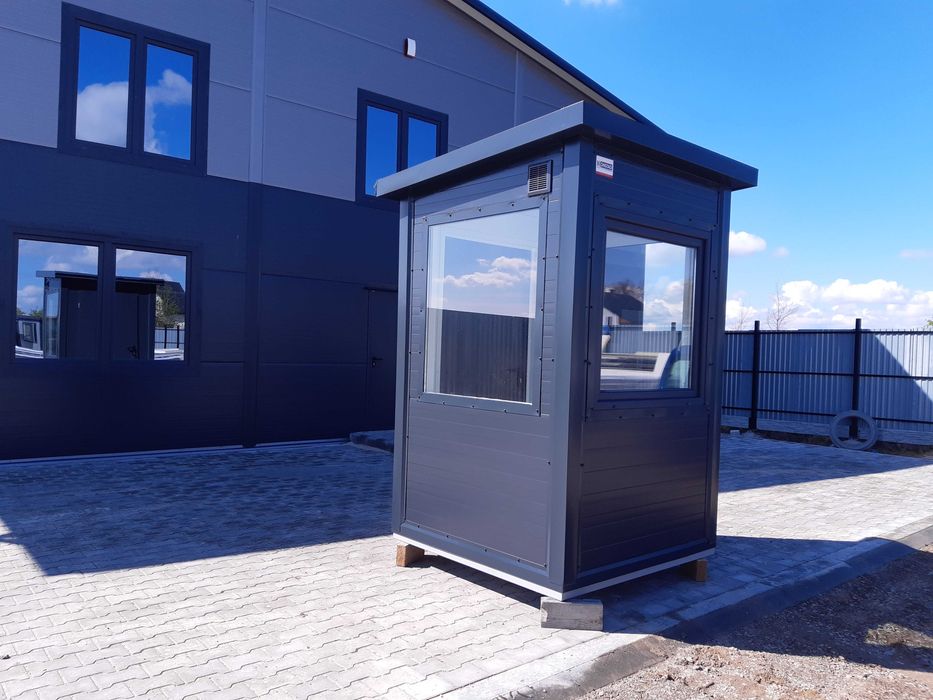 Kontener biurowy stróżówka biuro wartownia budka kabina pawilon kiosk