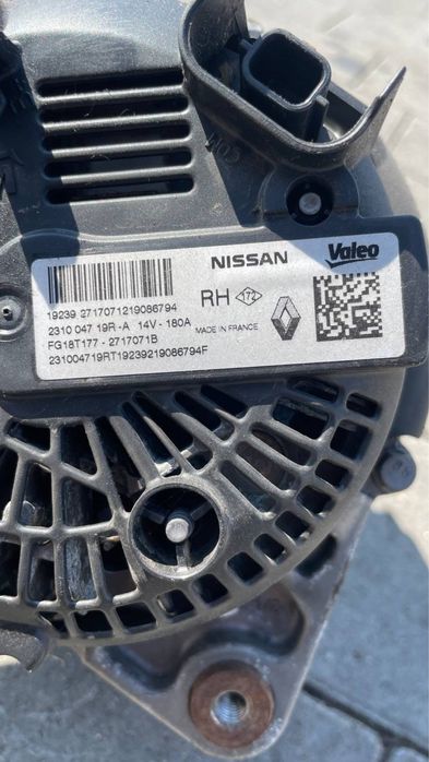 Генератор 14V 180A Renault / Opel / Nissan (231004719R / 2310 047 19R-A) Рено Опель Ніссан