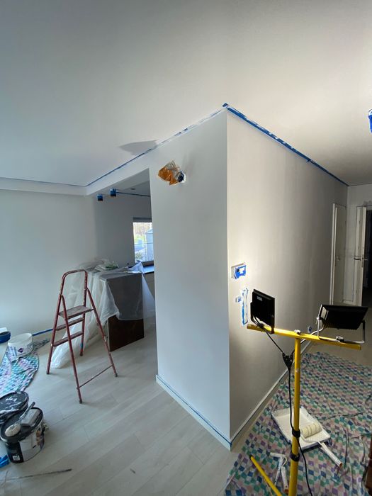 Remonty mieszkań wykończenia wnętrz malowanie gładzie OSB laminat