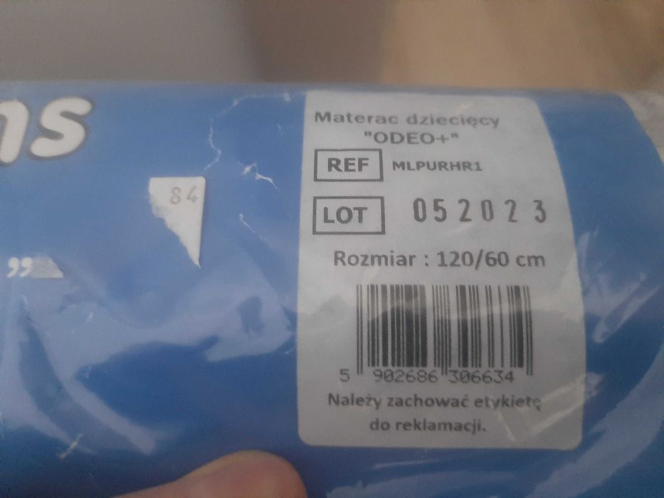 Materac Fiki Miki Odeo Plus 120 x 60 cm