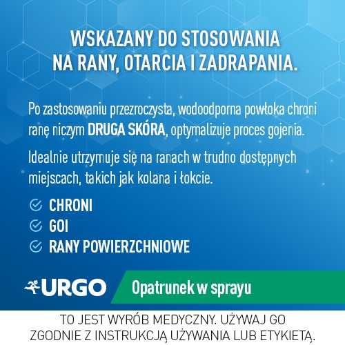 URGO FILMOGEL Opatrunek na rany w sprayu 40 ml