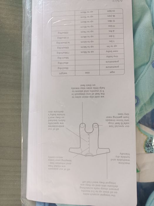 Zestaw śpiochów niemowlęcych 3 sztuki