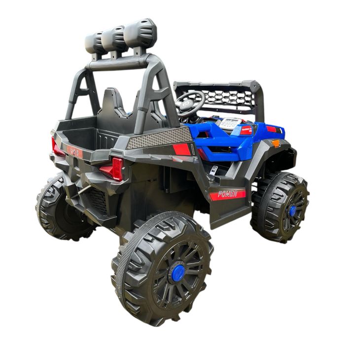 Auto na akumulator Terenowe MEGA 4 silniki 45 W 12 volt Skóra, LED