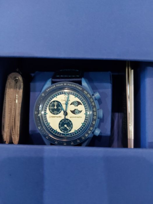 Swatch omega Super blue