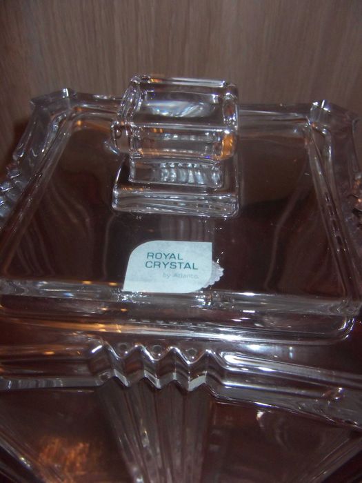 Caixa quadrada colecção/Collection square box-Royal Cristal Atlantis