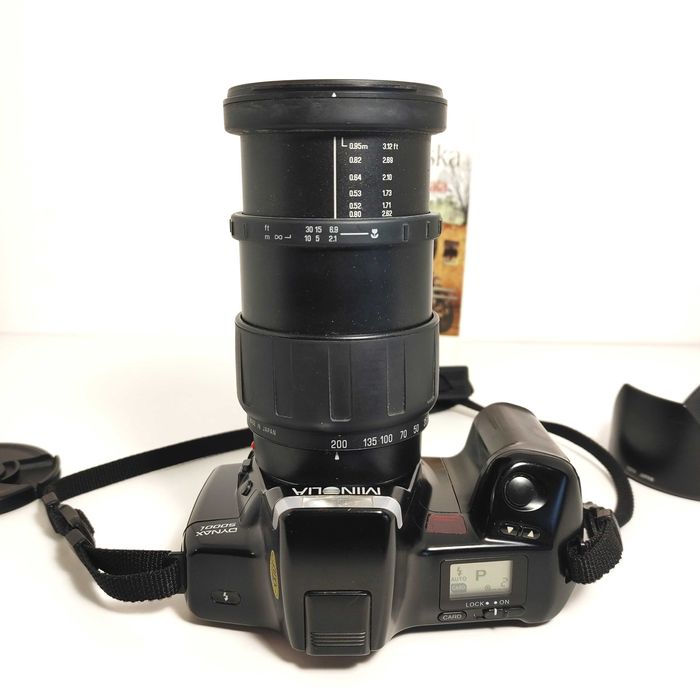 MINOLTA 5000i z obiektywem 28-200 mm 1:3,8-5,6 karta A/S  Na początek
