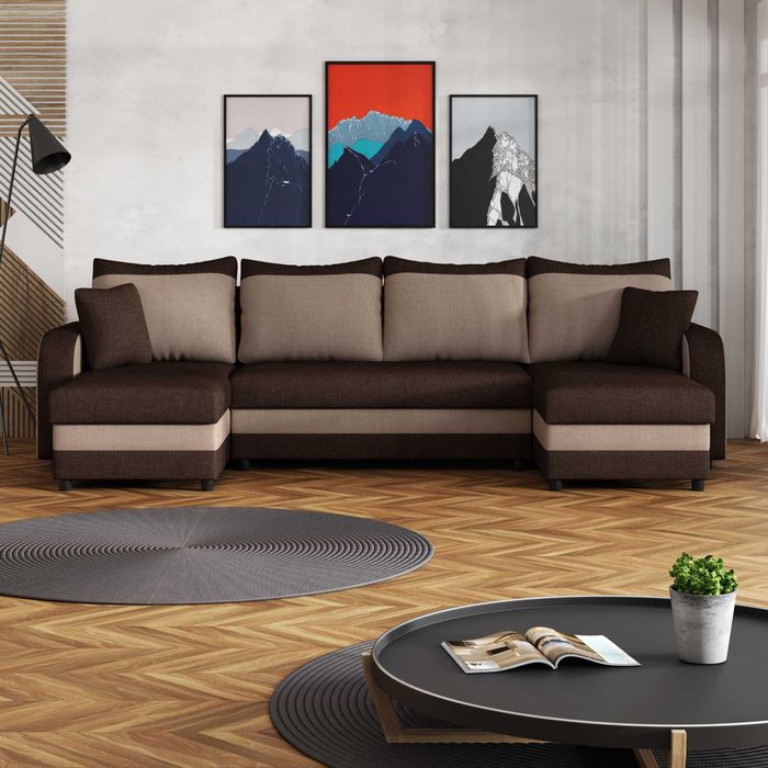 Narożnik  DARMOWA DOSTAWA materac w zestawie Dostawa gratis Materac