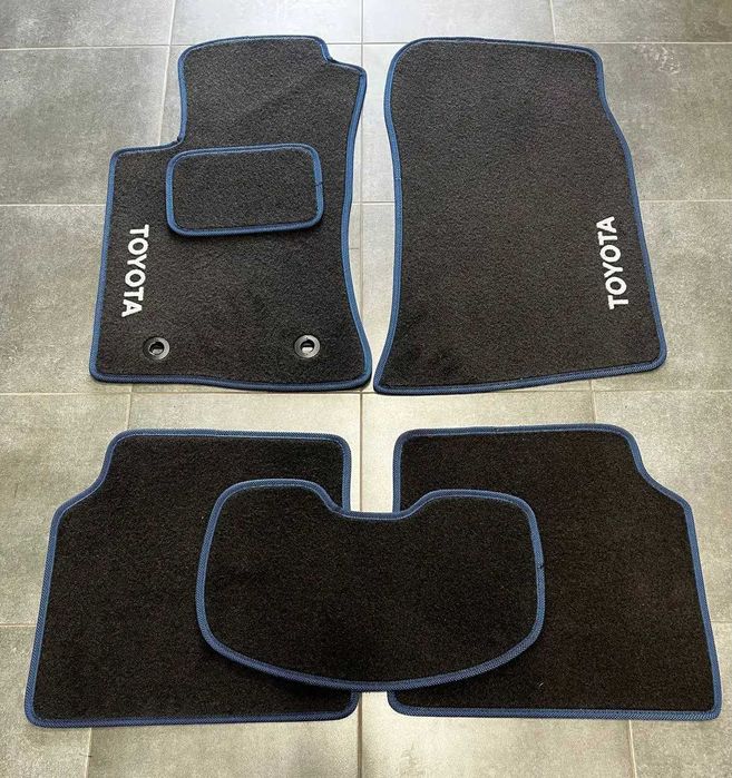 Ворсові коврики для Тайоти\ Toyota Avensis T27\ T22\ T25\ Aygo\поліки