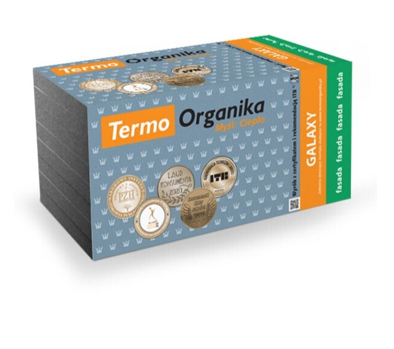 3 paczki Styropian 20 cm TermoOrganika Galaxy Grafit fasada