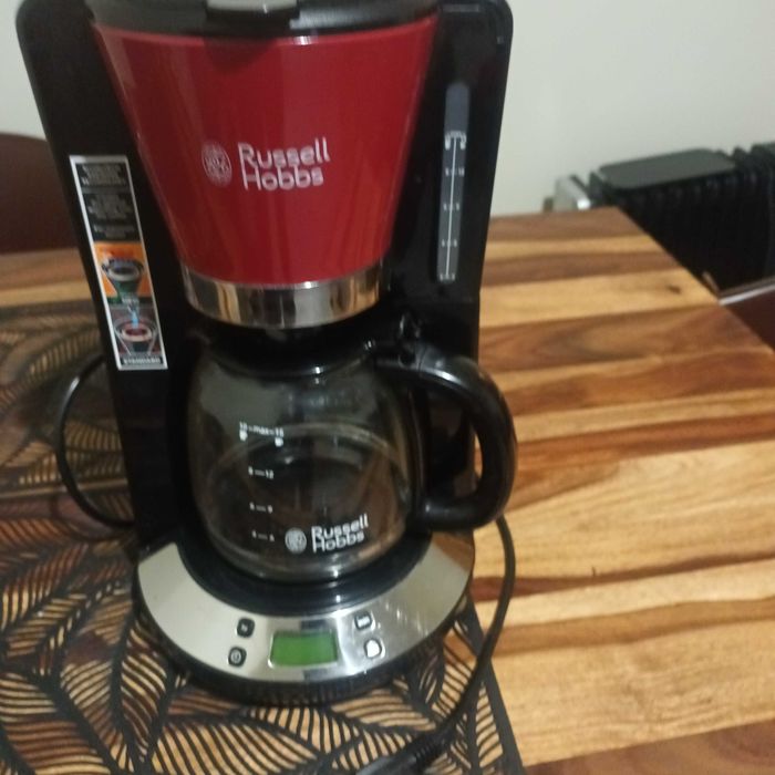Russell Hobbs Flame Red Coffee Maker