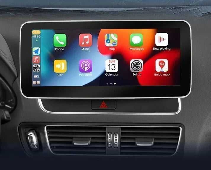 Audi Q5 2009–2017 – Radio Android 15 12,3” CarPlay Android Auto 4GB/64GB GPS Nawigacja Stacja Multimedialna WiFi Bluetooth DSP 4G LTE PL