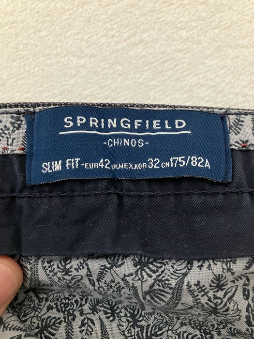 Calças Chinos - Springfield - Slim Fit - #42!