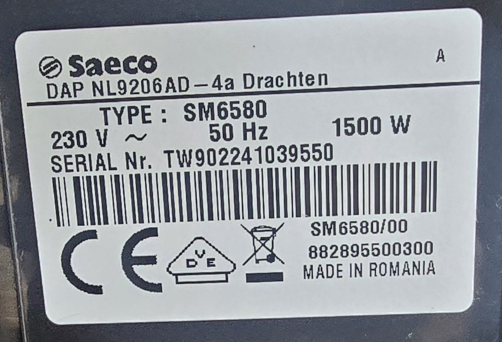 Ekspres ciśnieniowy Saeco GranAroma 6580