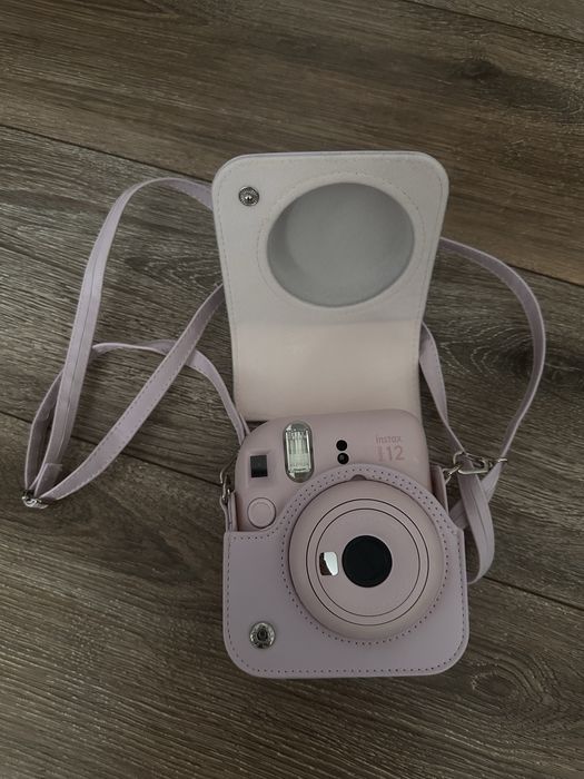 Instax mini 12 różowy etuii